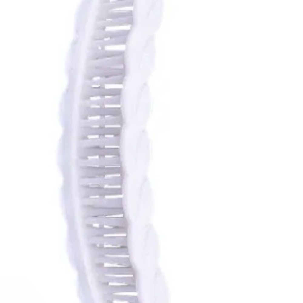 Hair Claw Banana Hair Clip Women white Ponytail Holder Hair Barrette